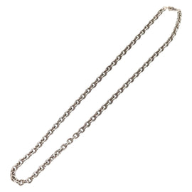 Chrome Hearts Paper Chain Necklace Ag925 18 inches Silver Auth 142426M - 0