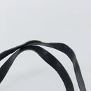 Christian Dior Trotter Canvas Hand Bag Navy Gold Auth 142435-7