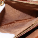 CELINE Macadam Canvas Hand Bag PVC Leather 2way Brown Gold Auth 142436-22