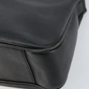 GUCCI Bamboo Hand Bag Leather Black Gold 001 1998 1638 Auth 142437-9