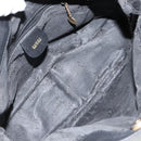 GUCCI Bamboo Hand Bag Leather Black Gold 001 1998 1638 Auth 142437-10