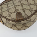 GUCCI GG Supreme Web Sherry Line Bag PVC Beige Gold 89 02 066 Auth 142438-14