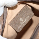 GUCCI GG Supreme Web Sherry Line Bag PVC Beige Gold 89 02 066 Auth 142438-18