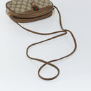 GUCCI GG Supreme Web Sherry Line Bag PVC Beige Gold 89 02 066 Auth 142438-7