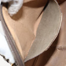 GUCCI GG Supreme Web Sherry Line Bag PVC Beige Gold 904 02 047 Auth 142439-21