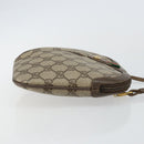 GUCCI GG Supreme Web Sherry Line Bag PVC Beige Gold 904 02 047 Auth 142439-3