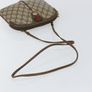 GUCCI GG Supreme Web Sherry Line Bag PVC Beige Gold 904 02 047 Auth 142439-7