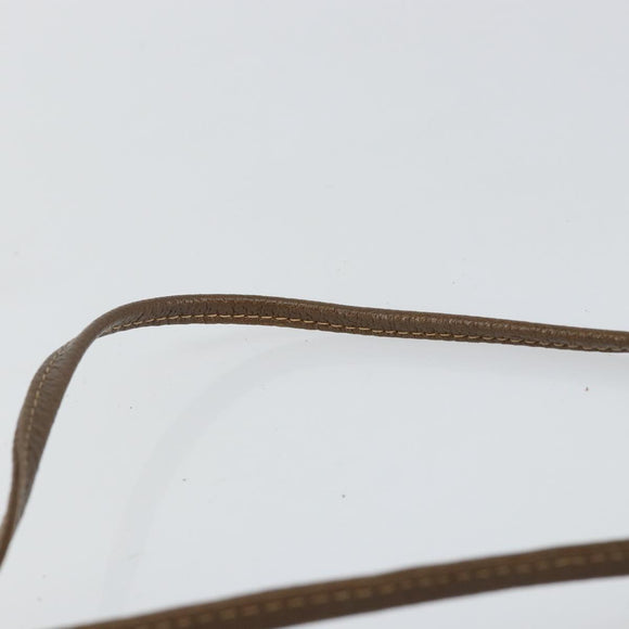 GUCCI GG Supreme Web Sherry Line Bag PVC Beige Gold 904 02 047 Auth 142439