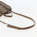 GUCCI GG Supreme Web Sherry Line Bag PVC 2way Beige Gold 41 02 039 Auth 142440-8