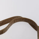 CHANEL Matelasse Backpack Coated Canvas Brown Gold CC Auth 142441-8