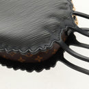 LOUIS VUITTON Epi Cat Face Pochette Shoulder Bag Gray LV Auth 142442M-17