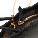 LOUIS VUITTON Epi Cat Face Pochette Shoulder Bag Gray LV Auth 142442M-9