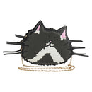 LOUIS VUITTON Epi Cat Face Pochette Shoulder Bag Gray LV Auth 142442SAM-1