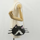 LOUIS VUITTON Epi Cat Face Pochette Shoulder Bag Gray LV Auth 142442M-23