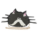 LOUIS VUITTON Epi Cat Face Pochette Shoulder Bag Gray LV Auth 142442SAM-13
