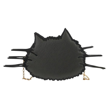 LOUIS VUITTON Epi Cat Face Pochette Shoulder Bag Gray LV Auth 142442M - 0