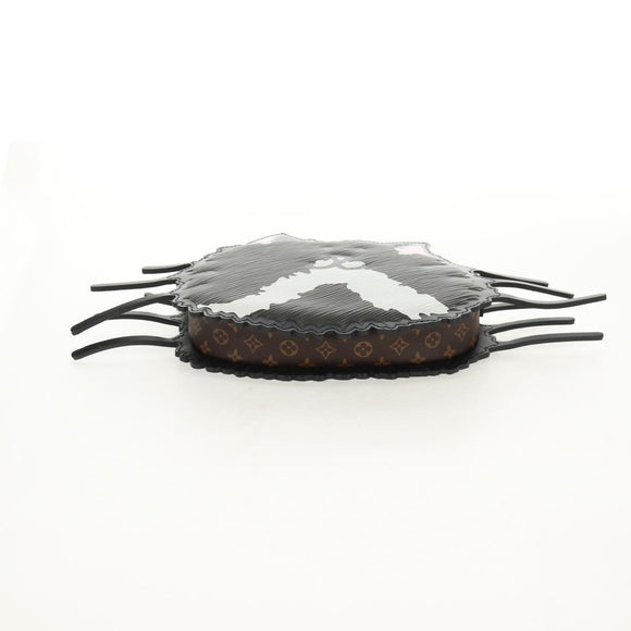 LOUIS VUITTON Epi Cat Face Pochette Shoulder Bag Gray LV Auth 142442M
