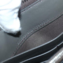 FENDI Hypnotize Long Wallet Leather Gray Auth 142443M-11