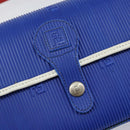 FENDI Shoulder Bag Rubber Blue Silver Auth 142445-17