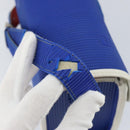 FENDI Shoulder Bag Rubber Blue Silver Auth 142445-11