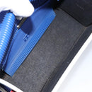 FENDI Shoulder Bag Rubber Blue Silver Auth 142445-12