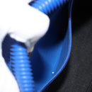 FENDI Shoulder Bag Rubber Blue Silver Auth 142445-22