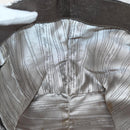 Salvatore Ferragamo Vala Tote Bag Sequin Silver Auth 142446-19