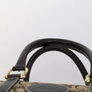CELINE C Macadam Canvas Shoulder Bag PVC Leather 3 Set Brown Gold Auth 142449-6