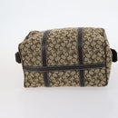 CELINE C Macadam Canvas Shoulder Bag PVC Leather 3Set Brown Gold Auth 142449-7