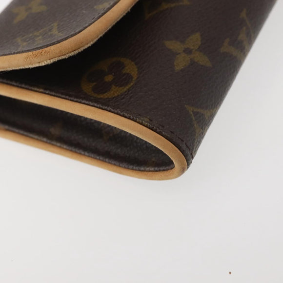 LOUIS VUITTON Monogram Pochette Twin PM Shoulder Bag M51854 LV Auth 142455