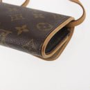 LOUIS VUITTON Monogram Pochette Twin PM Shoulder Bag M51854 LV Auth 142455-9