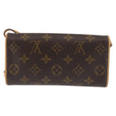 LOUIS VUITTON Monogram Pochette Twin PM Shoulder Bag M51854 LV Auth 142455-2