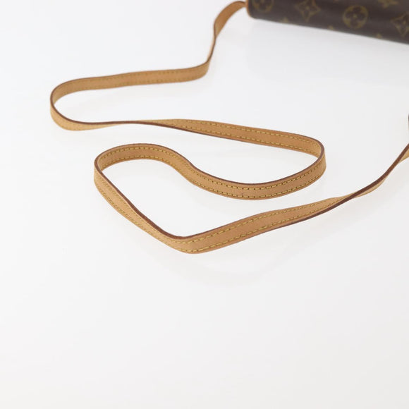 LOUIS VUITTON Monogram Pochette Twin PM Shoulder Bag M51854 LV Auth 142455