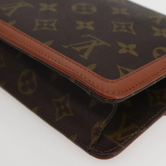 LOUIS VUITTON Monogram Pochette Dam PM Clutch Bag M51812 LV Auth 142458