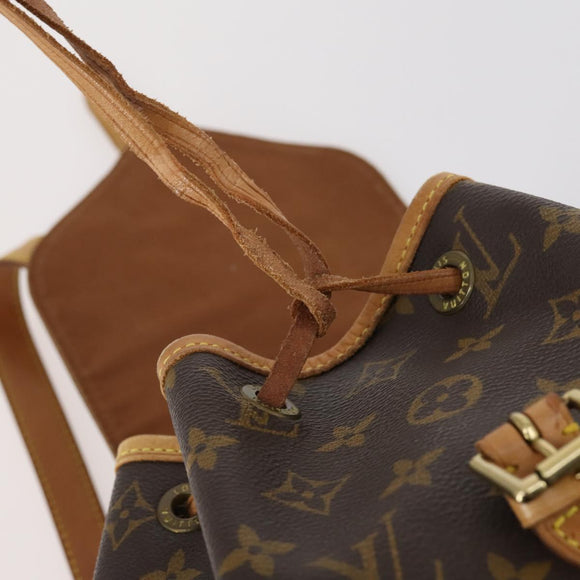 LOUIS VUITTON Monogram Montsouris MM Backpack M51136 LV Auth 142466