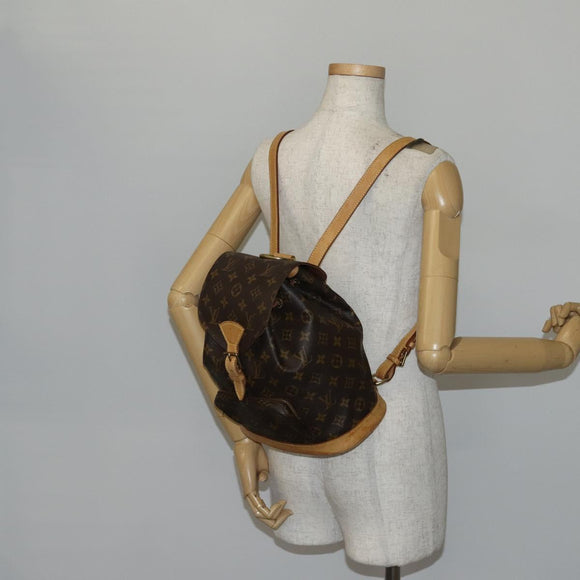LOUIS VUITTON Monogram Montsouris MM Backpack M51136 LV Auth 142466