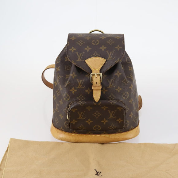 LOUIS VUITTON Monogram Montsouris MM Backpack M51136 LV Auth 142466