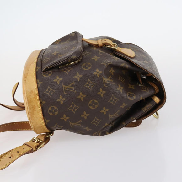 LOUIS VUITTON Monogram Montsouris MM Backpack M51136 LV Auth 142466
