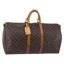 LOUIS VUITTON Monogram Keepall Bandouliere 55 Boston Bag M41414 LV Auth 142469-1