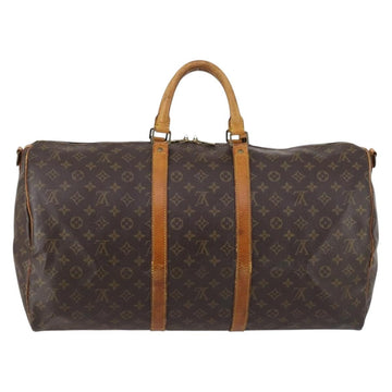 LOUIS VUITTON Monogram Keepall Bandouliere 55 Boston Bag M41414 LV Auth 142469 - 0