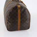 LOUIS VUITTON Monogram Keepall Bandouliere 55 Boston Bag M41414 LV Auth 142469-4