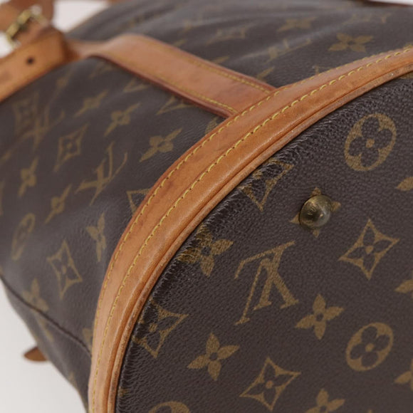 LOUIS VUITTON Monogram Bucket GM Shoulder Bag M42236 LV Auth 142471