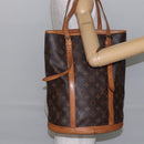 LOUIS VUITTON Monogram Bucket GM Shoulder Bag M42236 LV Auth 142471-21