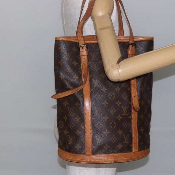 LOUIS VUITTON Monogram Bucket GM Shoulder Bag M42236 LV Auth 142471
