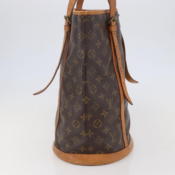 LOUIS VUITTON Monogram Bucket GM Shoulder Bag M42236 LV Auth 142471
