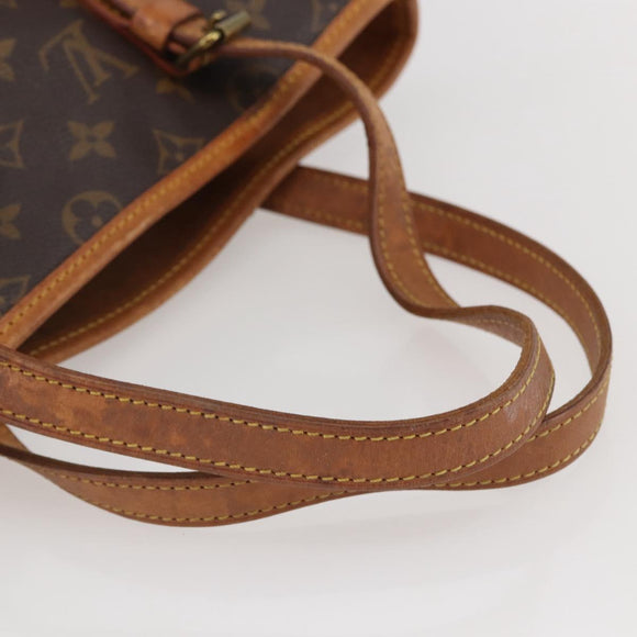 LOUIS VUITTON Monogram Bucket GM Shoulder Bag M42236 LV Auth 142471