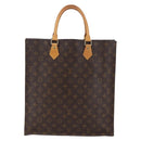 LOUIS VUITTON Monogram Sac Plat Hand Bag M51140 LV Auth 142474-13