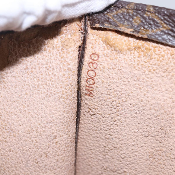 LOUIS VUITTON Monogram Sac Plat Hand Bag M51140 LV Auth 142474