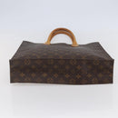 LOUIS VUITTON Monogram Sac Plat Hand Bag M51140 LV Auth 142474-5