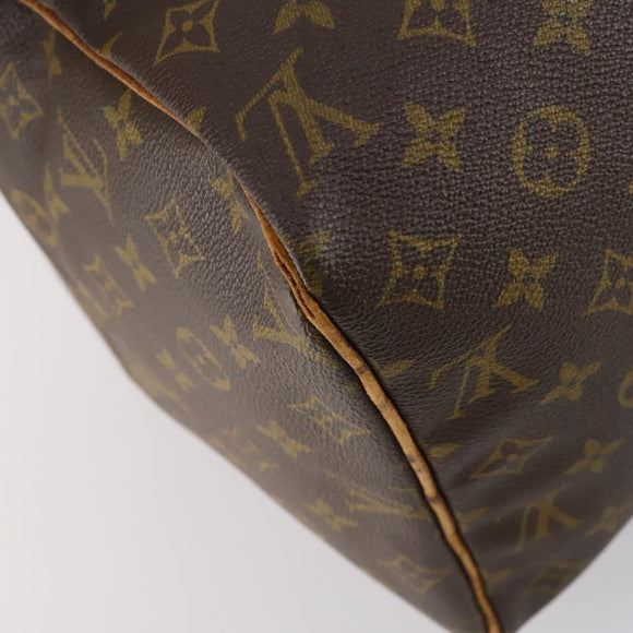 LOUIS VUITTON Monogram Sac Souple 45 Boston Bag M41624 LV Auth 142475